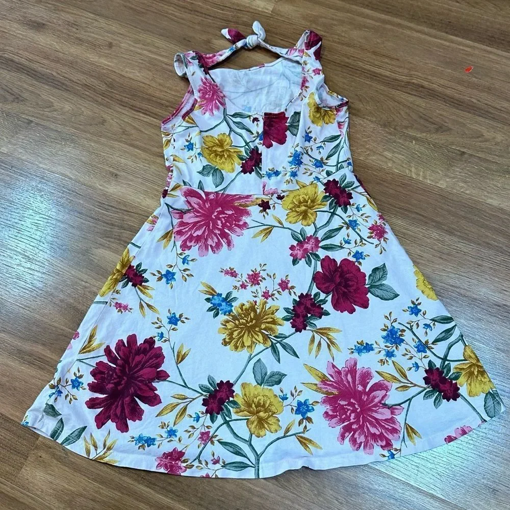 Old Navy Pink Floral Dress Flowers Summer Dress | Girls Size Medium